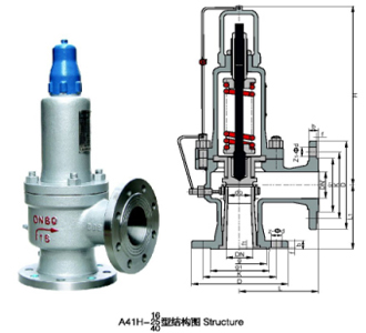A41H-16C彈簧微啟封閉式安全閥
